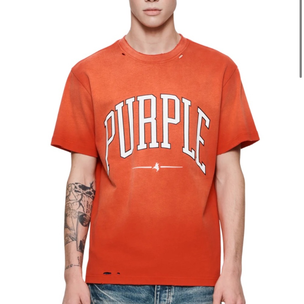 purple brand tee oversized brand new